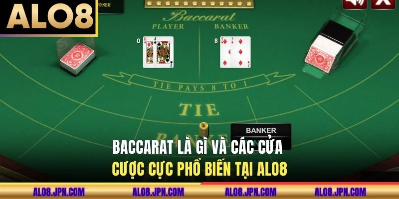 Baccarat là gì và các cửa cược cực phổ biến tại ALO8