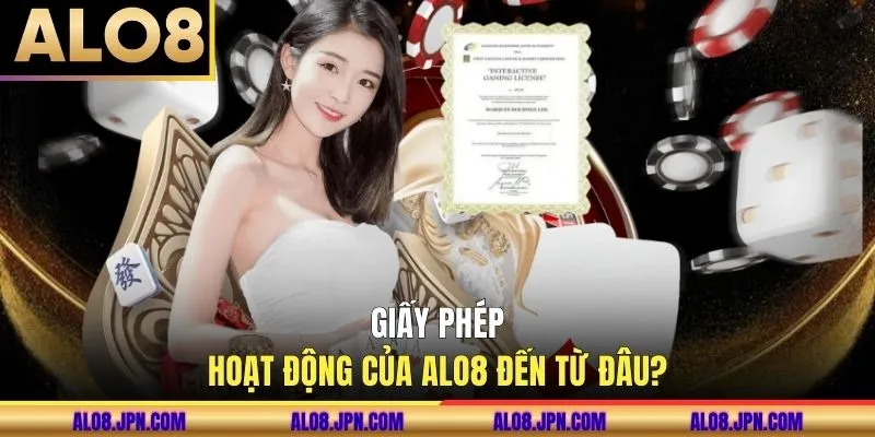 Giấy phép hoạt động của ALO8 đến từ đâu?