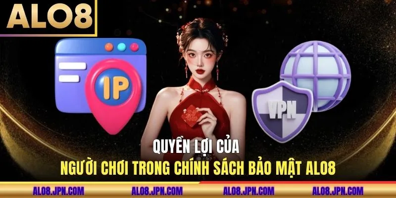 Quyền lợi của người chơi trong chính sách bảo mật ALO8